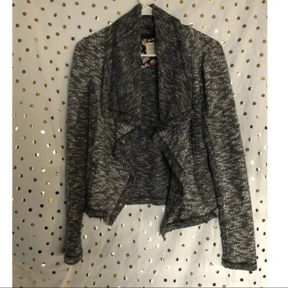 🌟HOST PICK🌟Anthropologie Saturday Sunday Marled Snap Cardigan Size Small - Picture 5 of 6